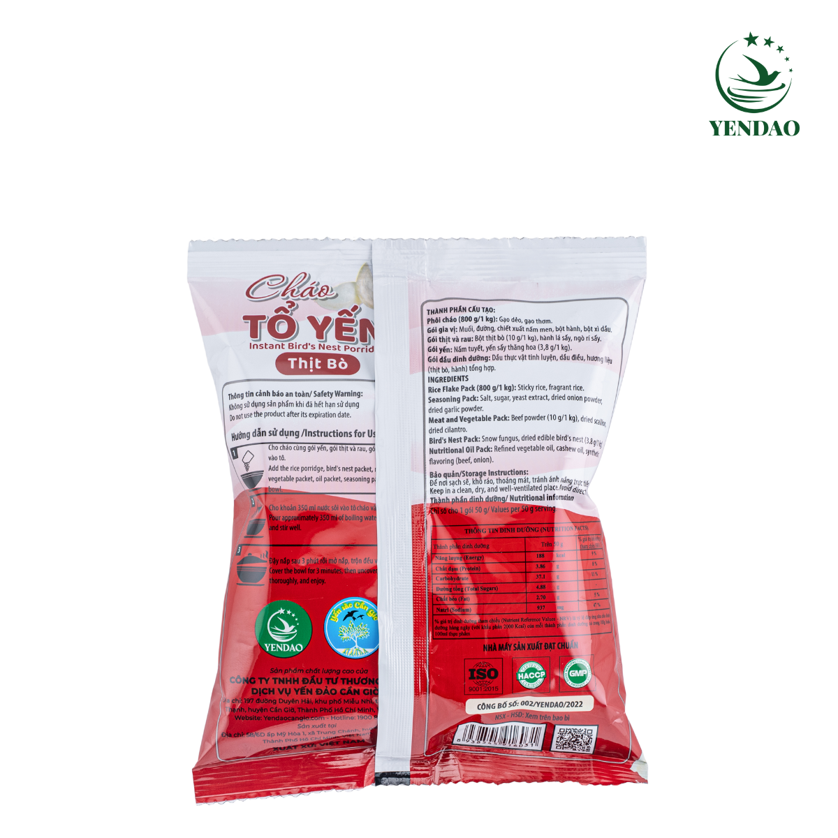 Cháo Tổ Yến Thịt Bò