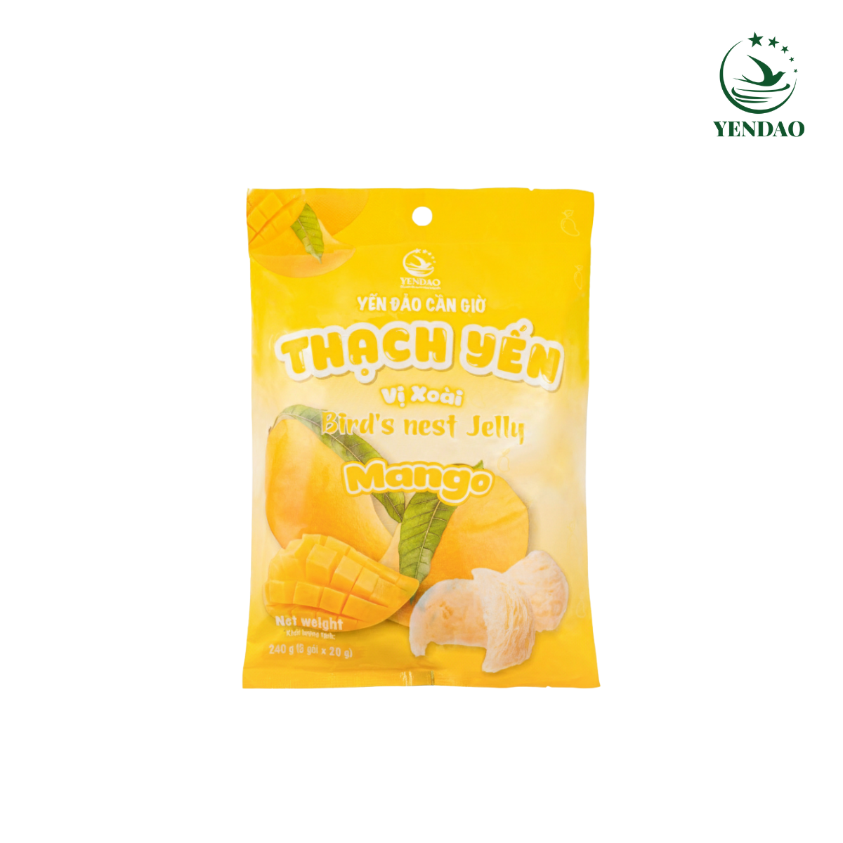 Thạch Tổ yến - Vị Xoài-Túi 12 gói